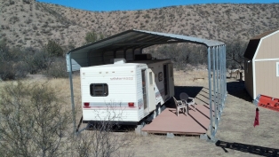 Done With Your RV Until Spring? Store it Safely in a VersaTube Cover!