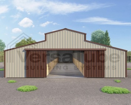 blog/1521818346horsebarn-highlander_36_2_x72_2_x8_x13__front_4.jpg VersaTube Barn Systems