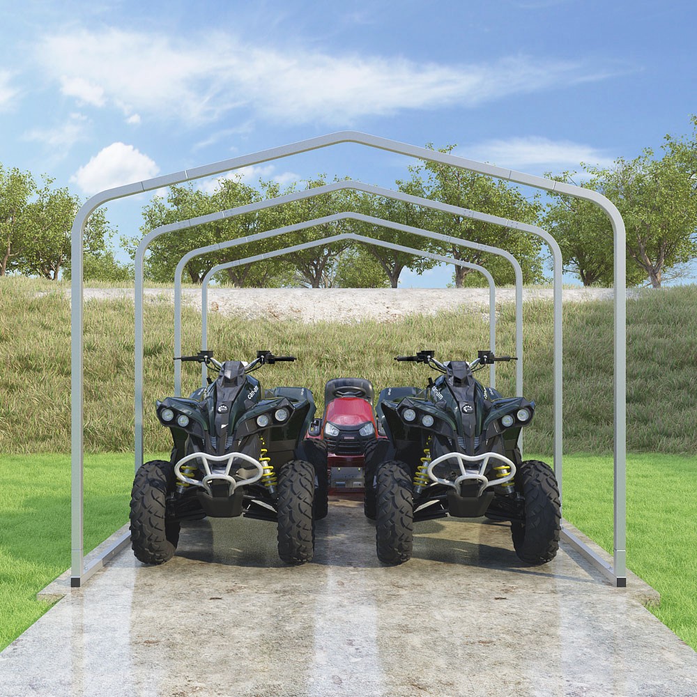 Frame Only - Classic Carport (2x2) - 10'W x 13.5'L x 7'H