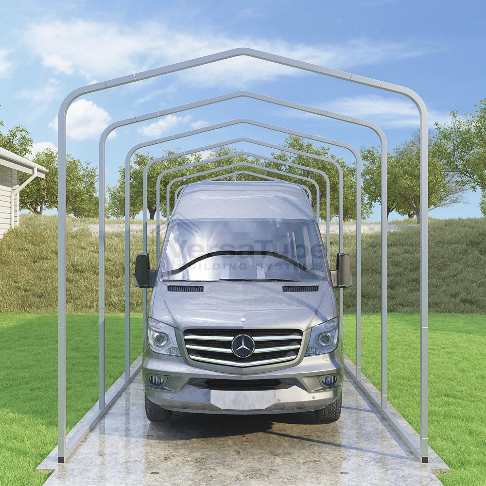 Frame Only - Classic Carport - 10'W x 27'L x 10'H