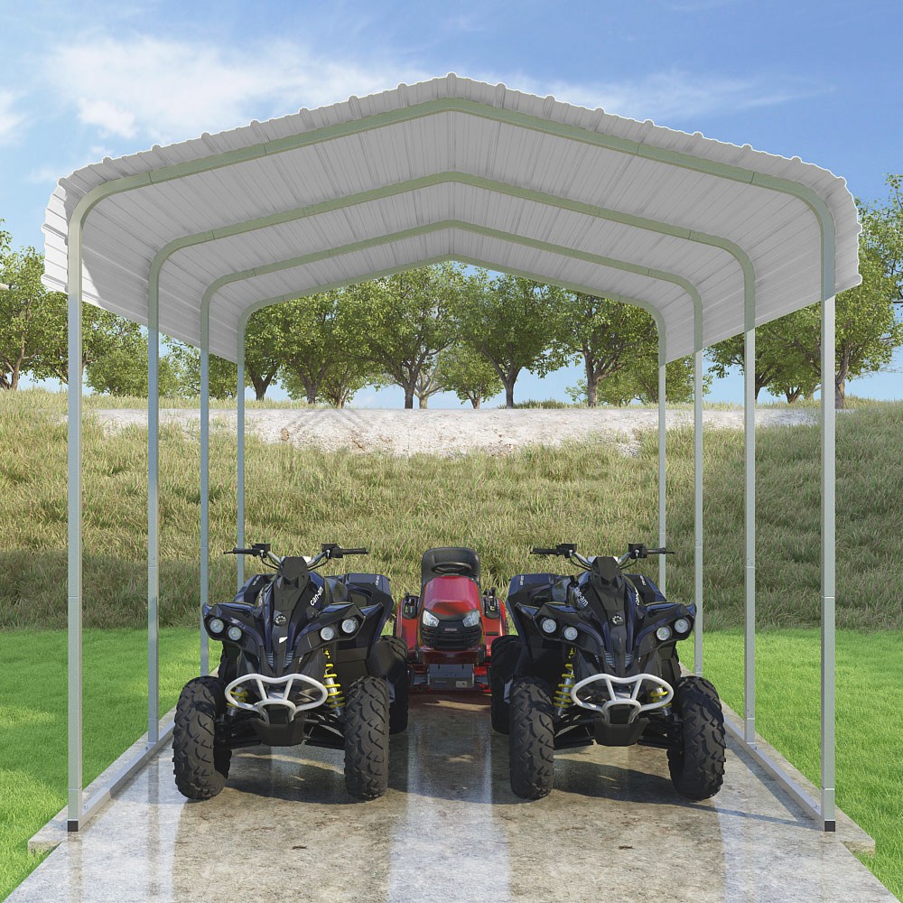 Classic Carport (2x2) - 12'W x 15.5'L x 10'H