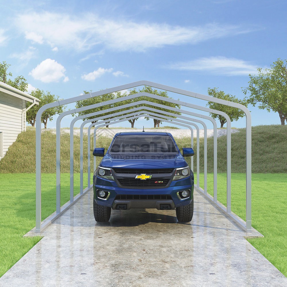 Frame Only - Classic Carport - 12'W x 22.5'L x 7'H