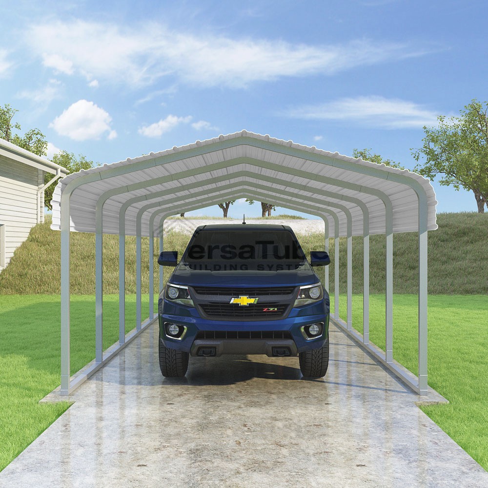 Classic Carport (2x2) - 12'W x 24.5'L x 7'H