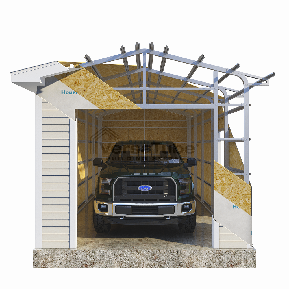 Frame Only - Summit Garage (2x3) - 12'W x 27'L x 10'H