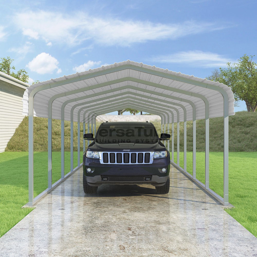 Classic Carport (2x2) - 12'W x 38'L x 7'H