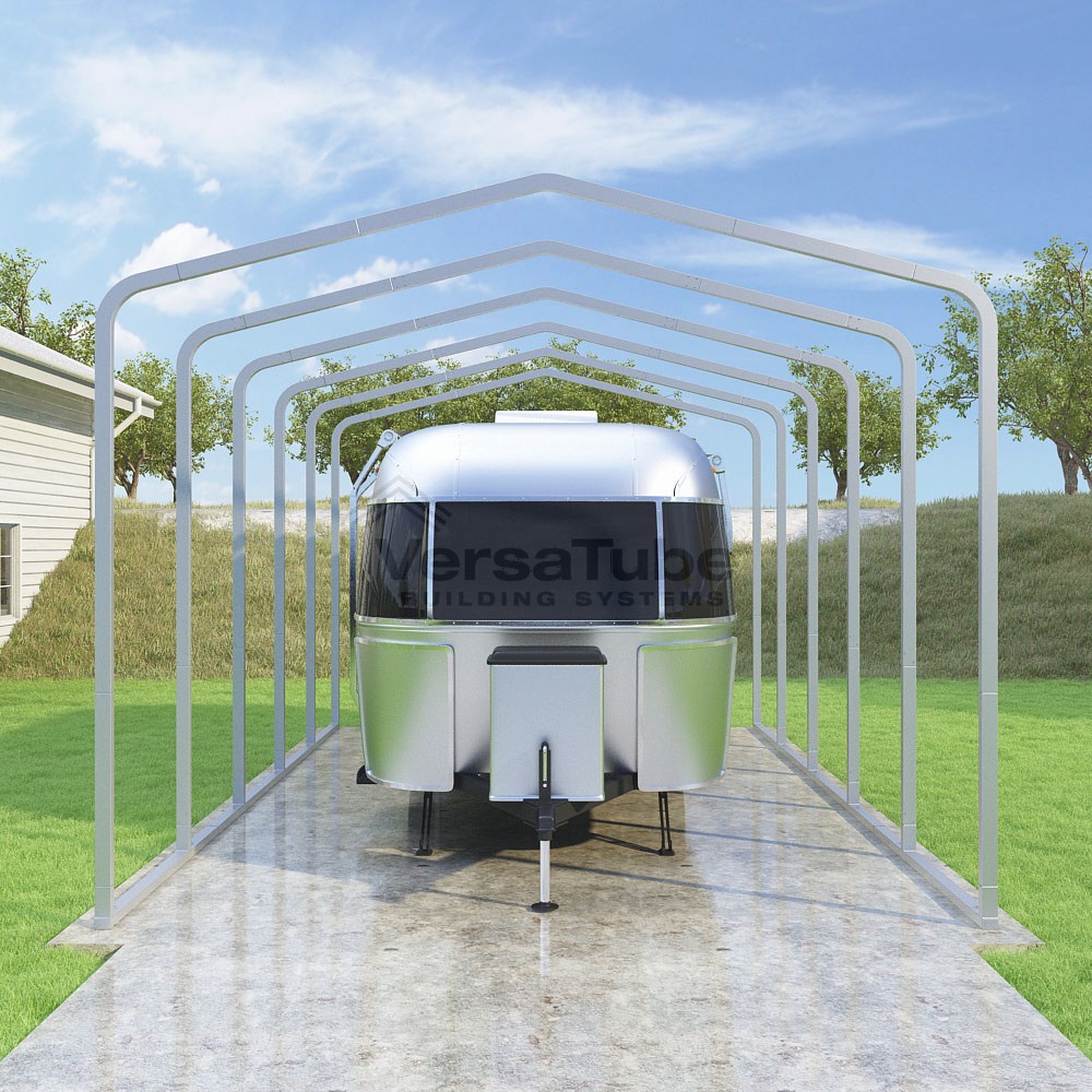 Frame Only - Classic Carport - 14'W x 22.5'L x 10'H