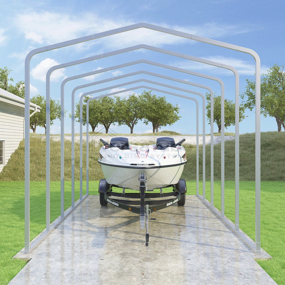 Frame Only - Classic Carport - 14'W x 22.5'L x 12'H