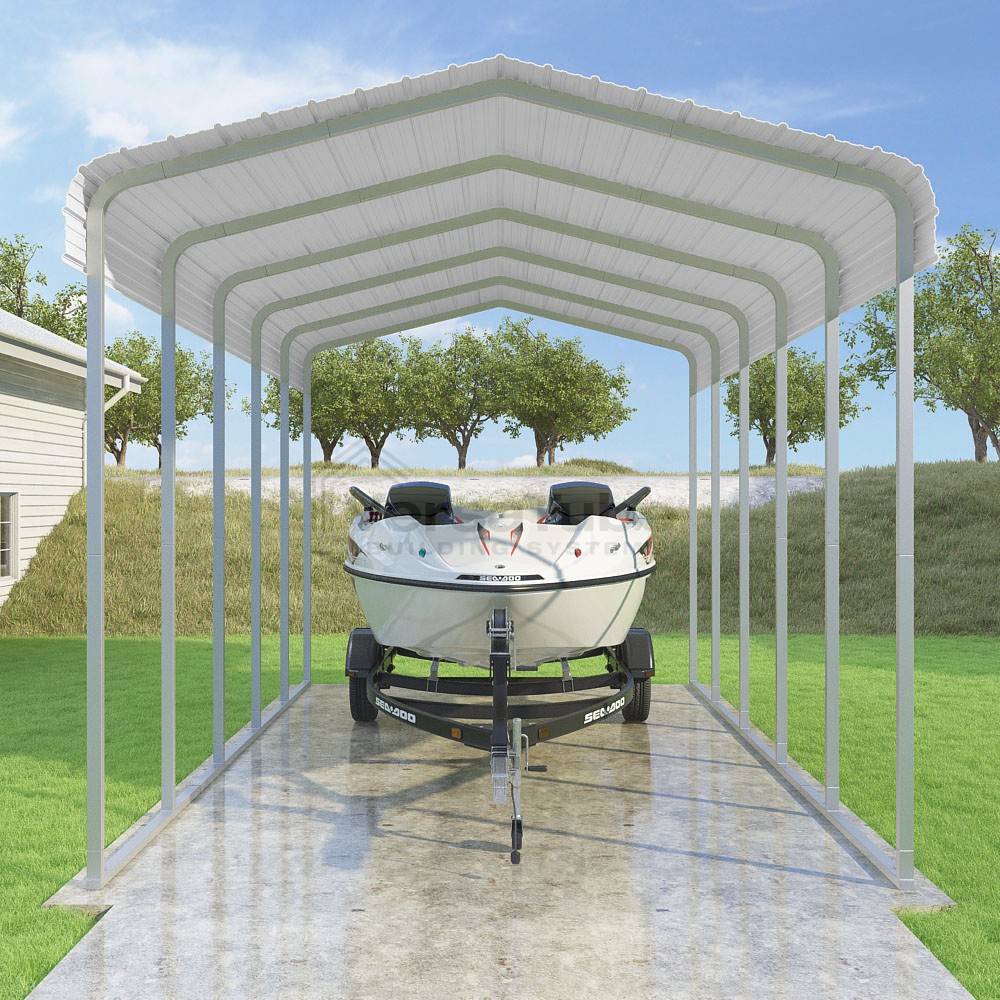 Classic Carport - 14'W x 24.5'L x 12'H