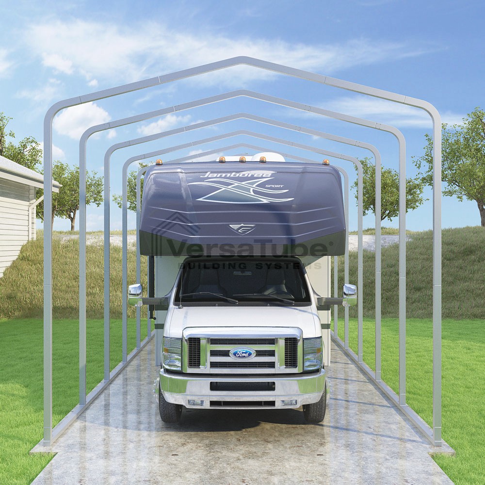 Frame Only - Classic Carport - 14'W x 27'L x 12'H