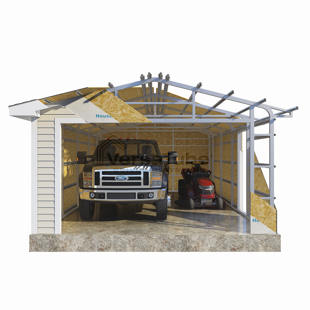 Frame Only - Summit Garage (2x3) - 15'W x 27'L x 8'H