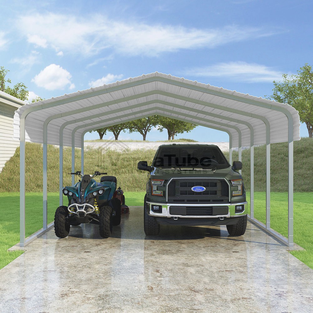 Classic Carport - 16'W x 20'L x 8'H