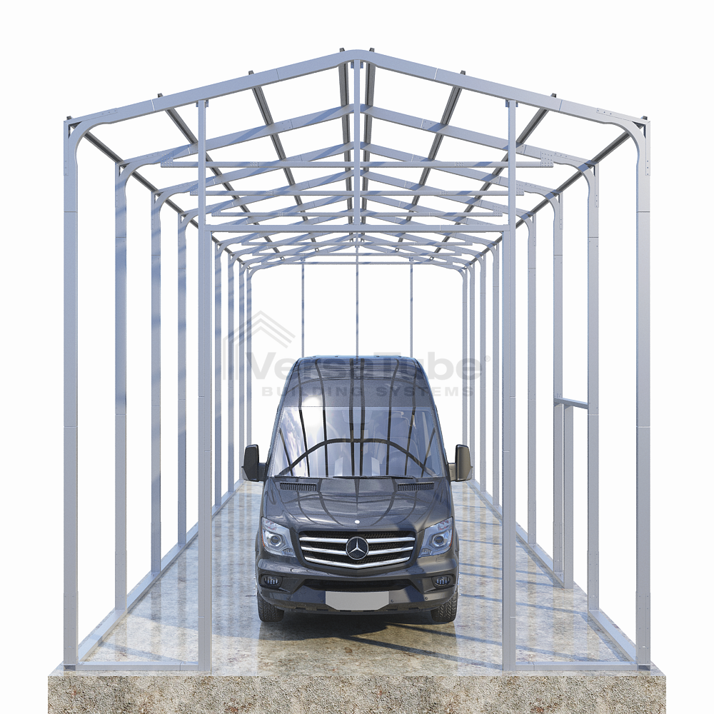 Frame Only - Frontier Garage - 16'W x 39'L x 15'H