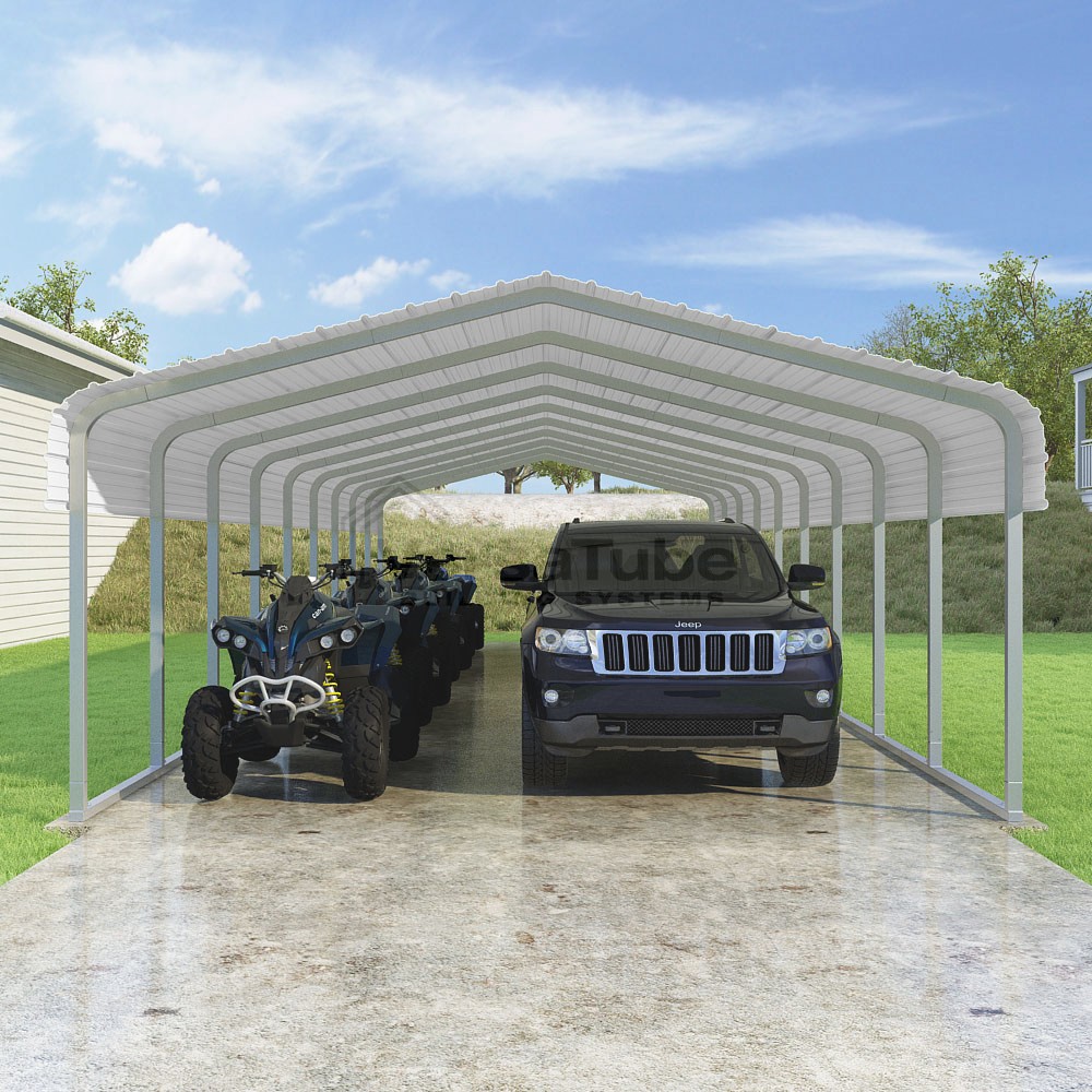 Classic Carport - 16'W x 42.5'L x 7'H