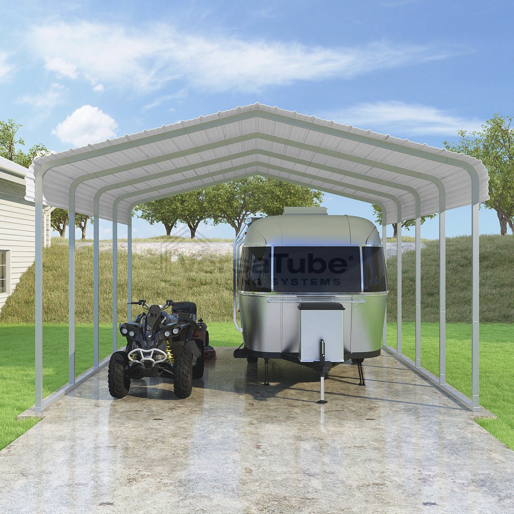 Classic Carport - 18'W x 20'L x 10'H