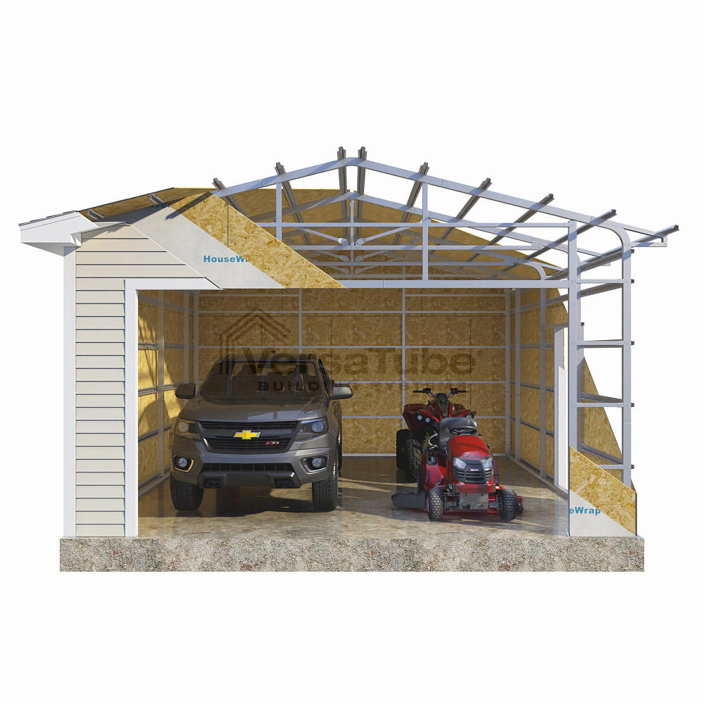 Frame Only - Summit Garage (2x3) - 18'W x 21'L x 10'H