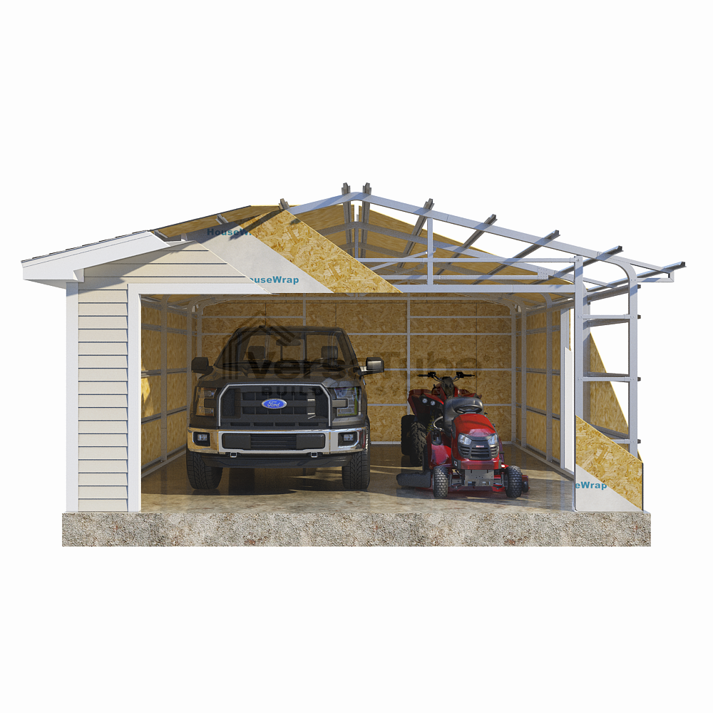 Frame Only - Summit Garage (2x3) - 18'W x 21'L x 8'H