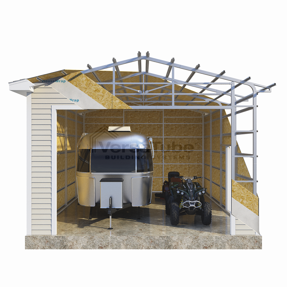 Frame Only - Summit Garage (2x3) - 18'W x 24'L x 12'H