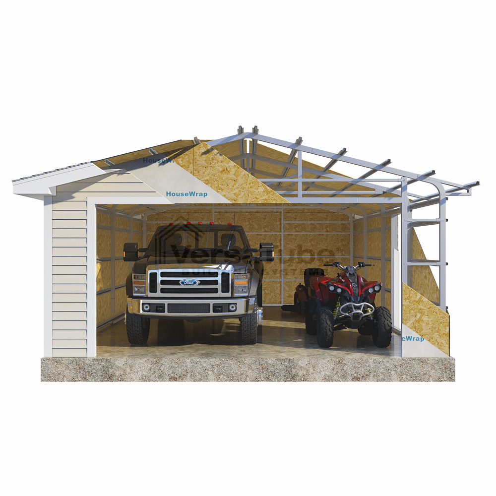 Frame Only - Summit Garage (2x3) - 18'W x 24'L x 8'H