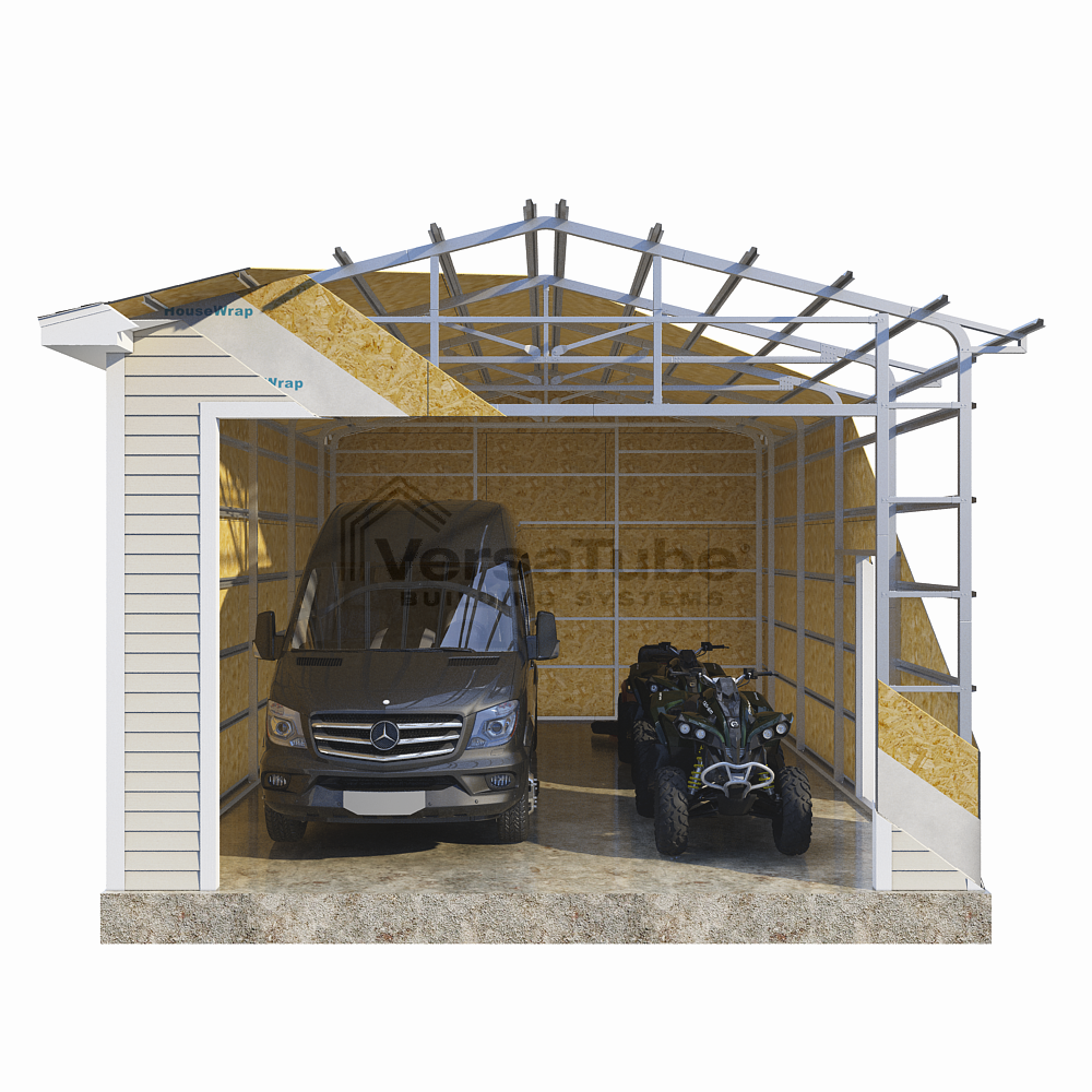 Frame Only - Summit Garage (2x3) - 18'W x 27'L x 12'H