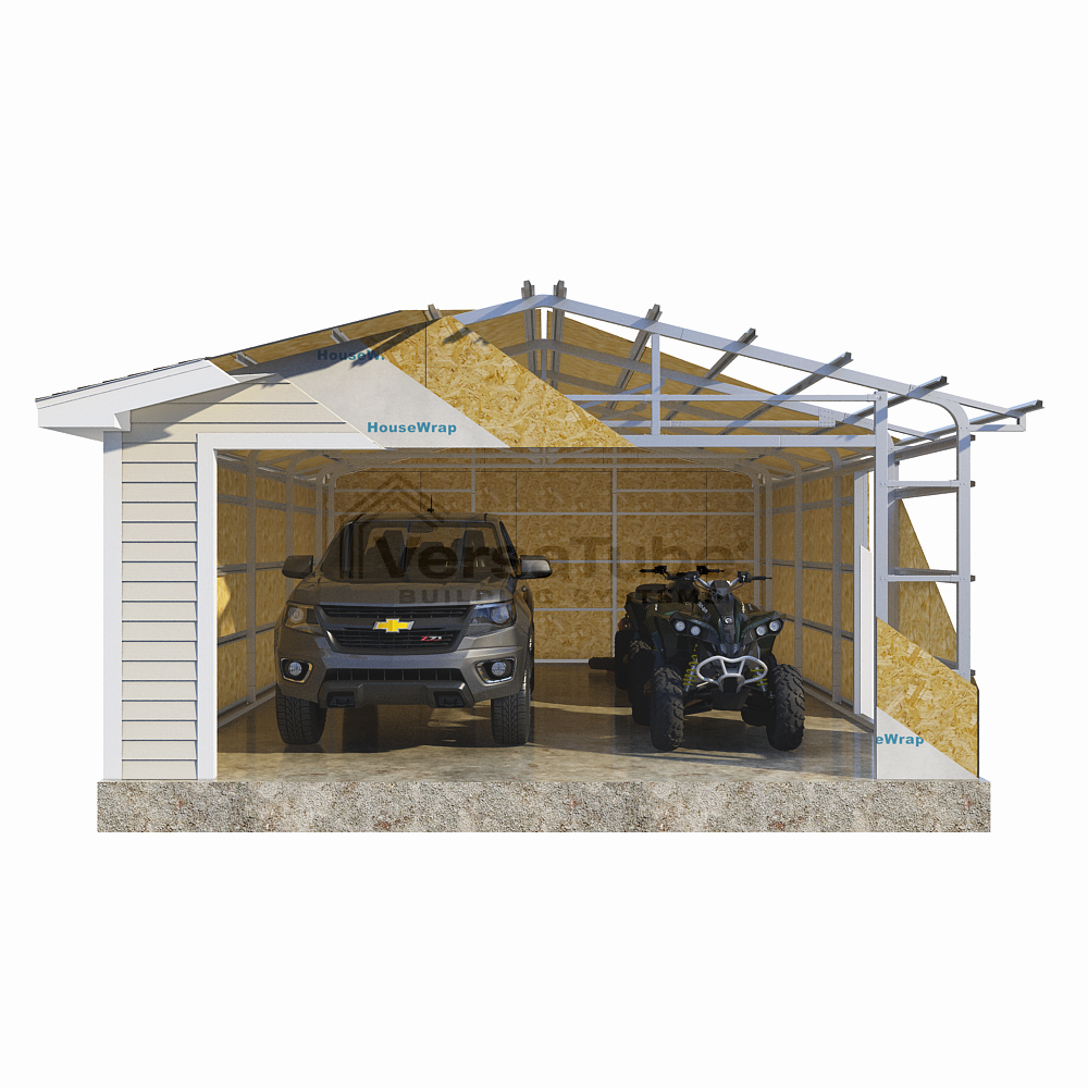 Frame Only - Summit Garage (2x3) - 18'W x 27'L x 8'H