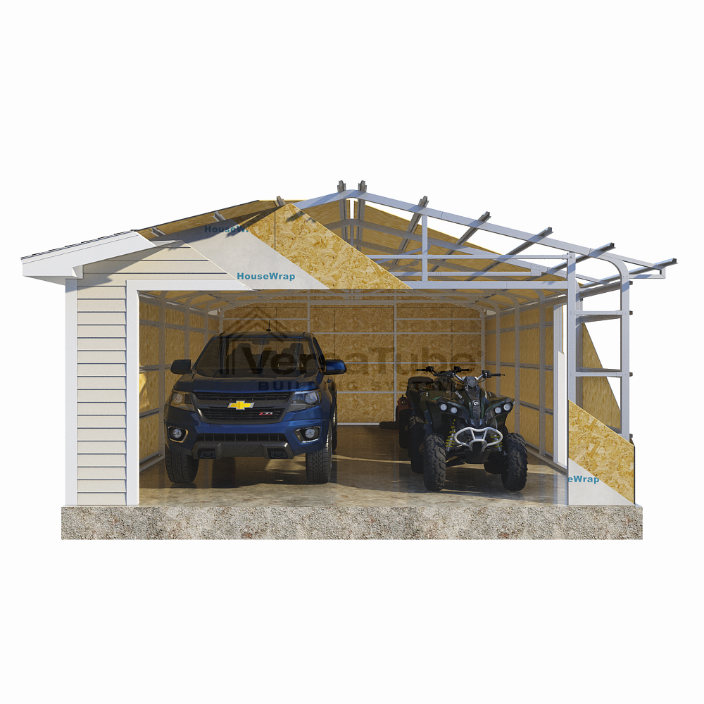 Frame Only - Summit Garage (2x3) - 18'W x 30'L x 8'H