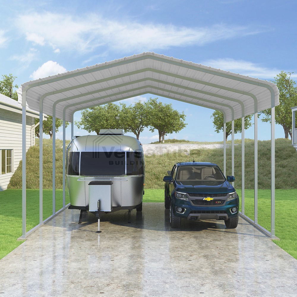 Classic Carport - 20'W x 20'L x 12'H
