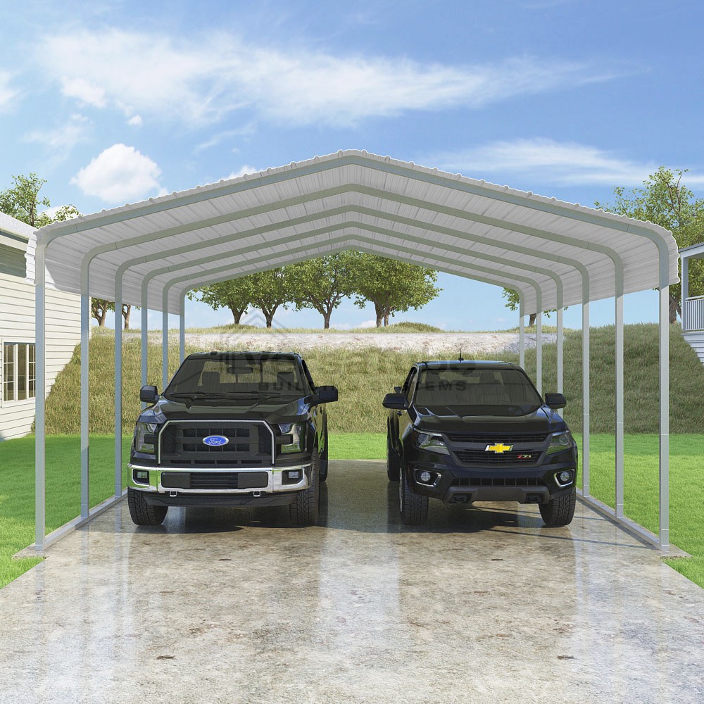 Classic Carport - 20'W x 24.5'L x 10'H