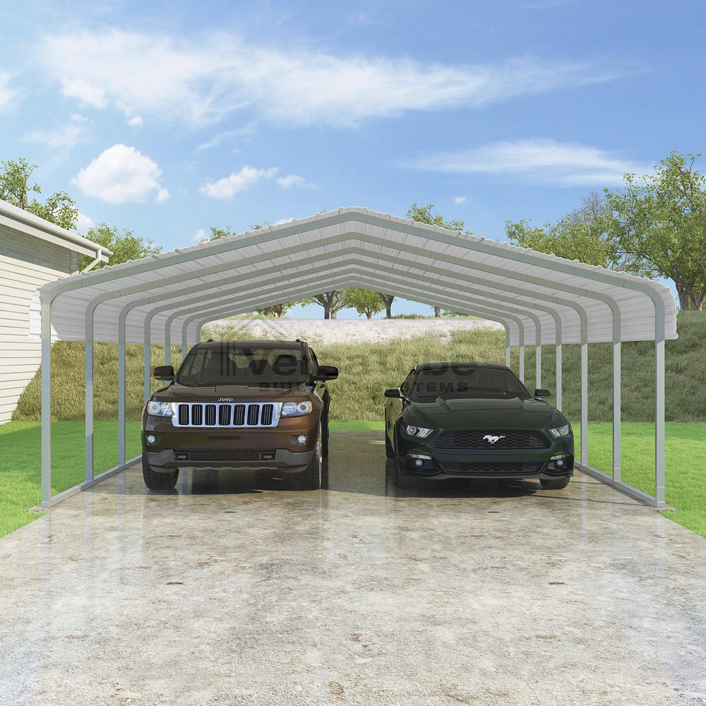 Classic Carport - 20'W x 29'L x 7'H