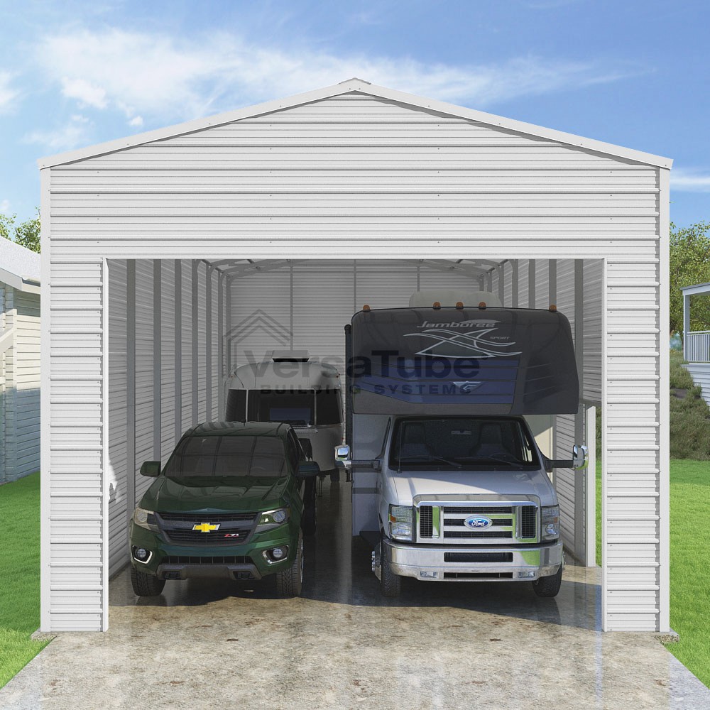 Frontier Garage (2x4) - 20'W x 39'L x 15'H