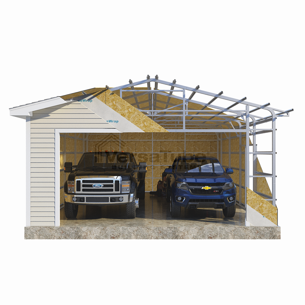 Frame Only - Summit Garage (2x3) - 21'W x 27'L x 10'H