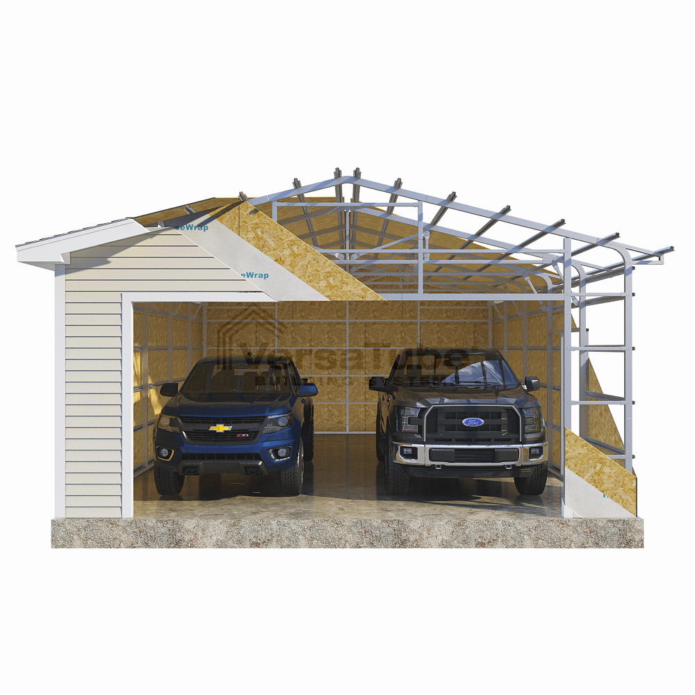 Frame Only - Summit Garage (2x3) - 21'W x 30'L x 10'H