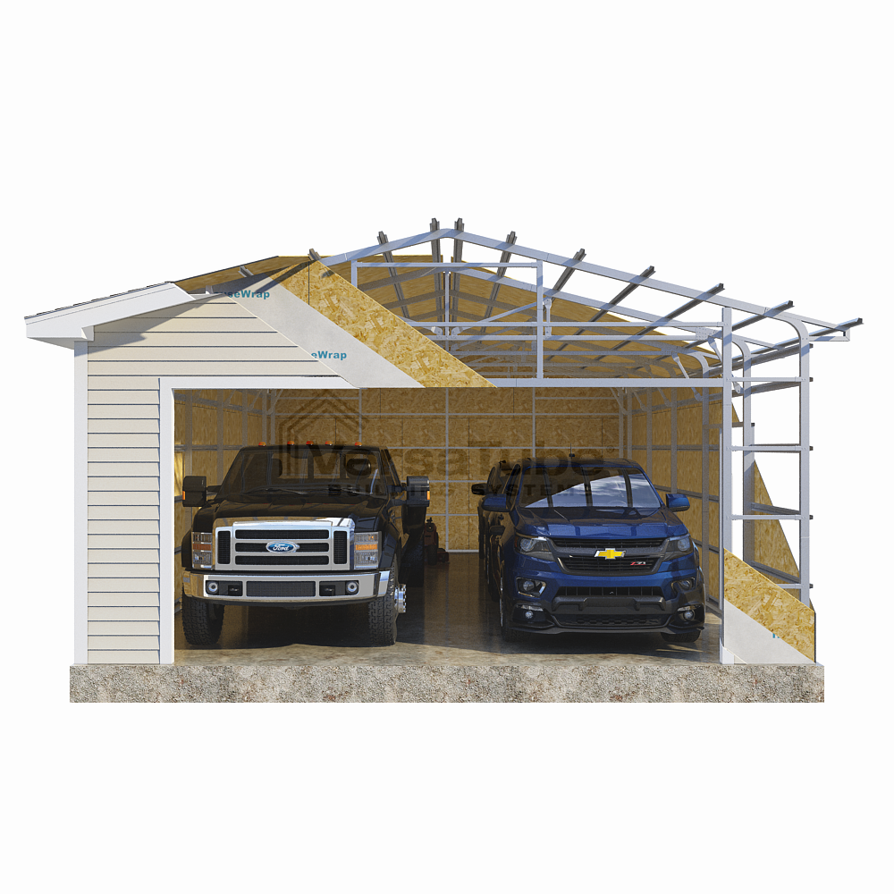 Frame Only - Summit Garage (2x3) - 21'W x 33'L x 10'H