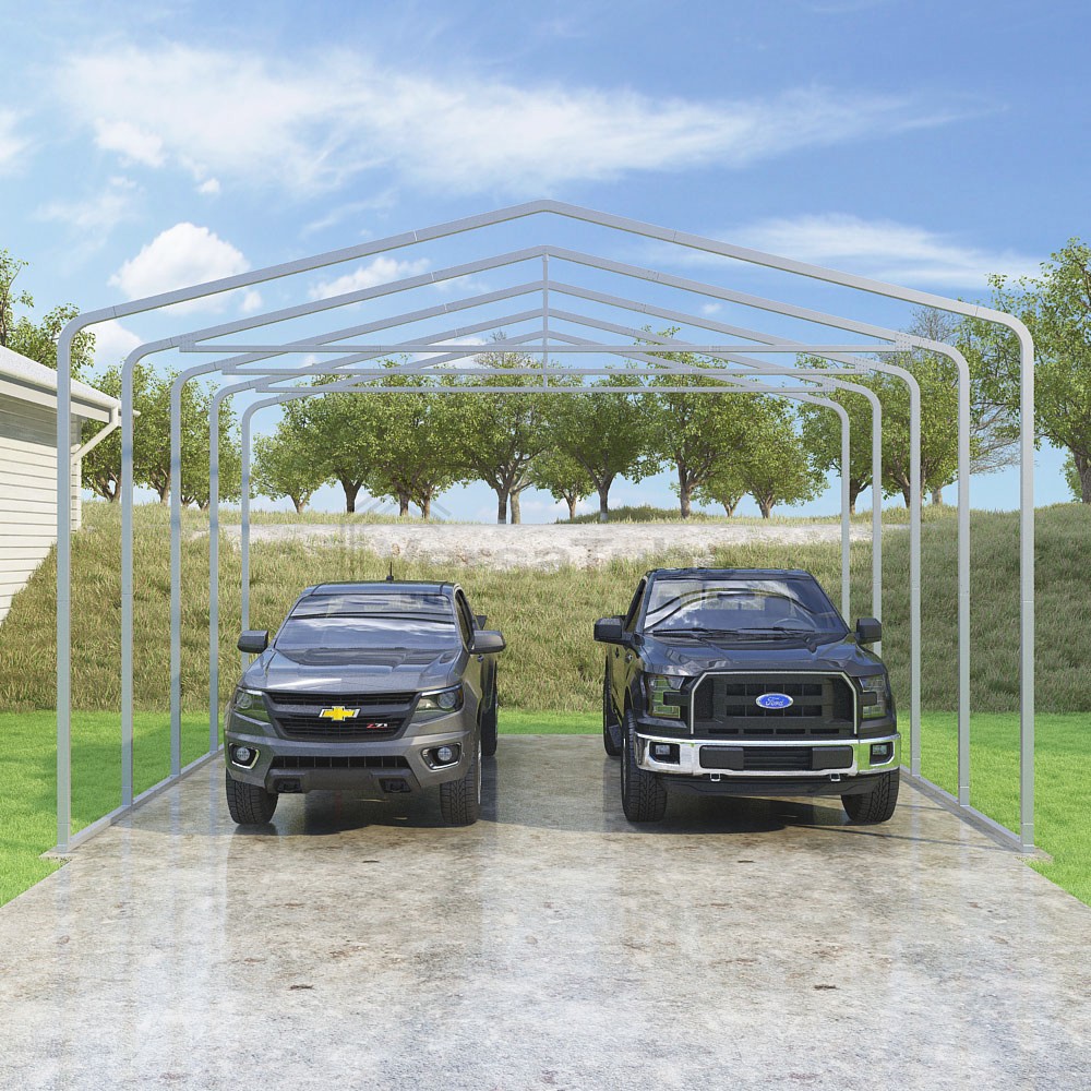Frame Only - Classic Carport - 22'W x 18'L x 12'H