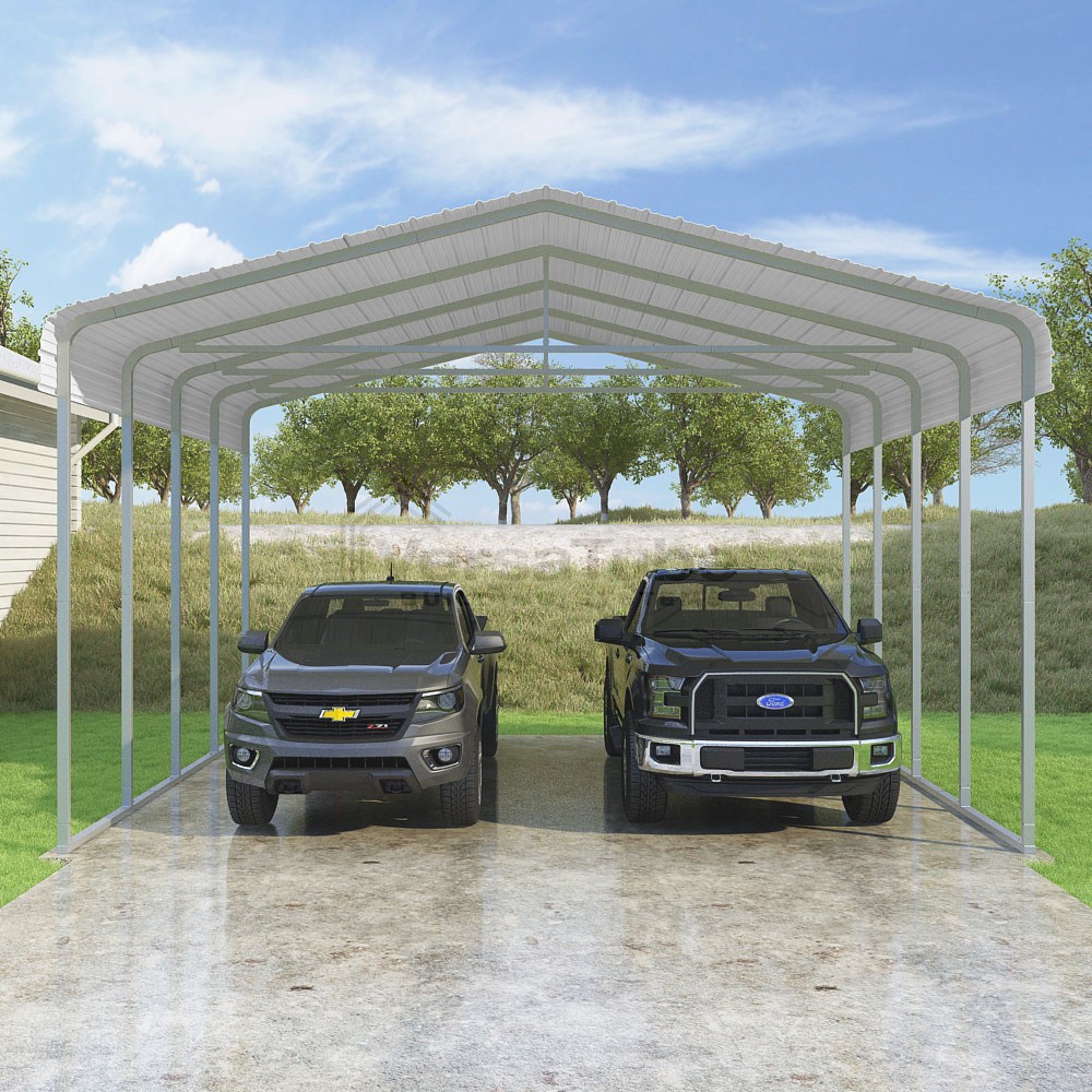 Classic Carport - 22'W x 20'L x 12'H