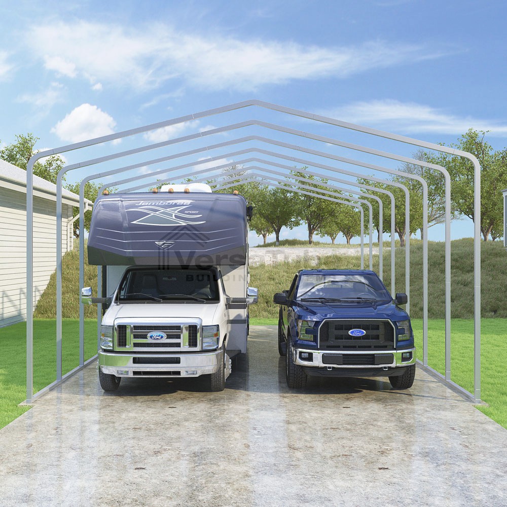 Frame Only - Classic Carport - 22'W x 31.5'L x 12'H