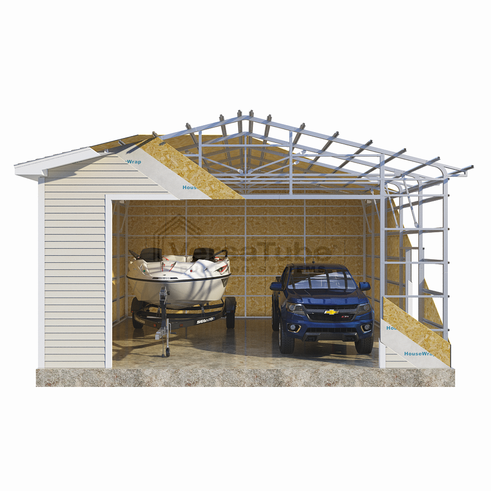 Frame Only - Summit Garage (2x3) - 24'W x 24'L x 12'H