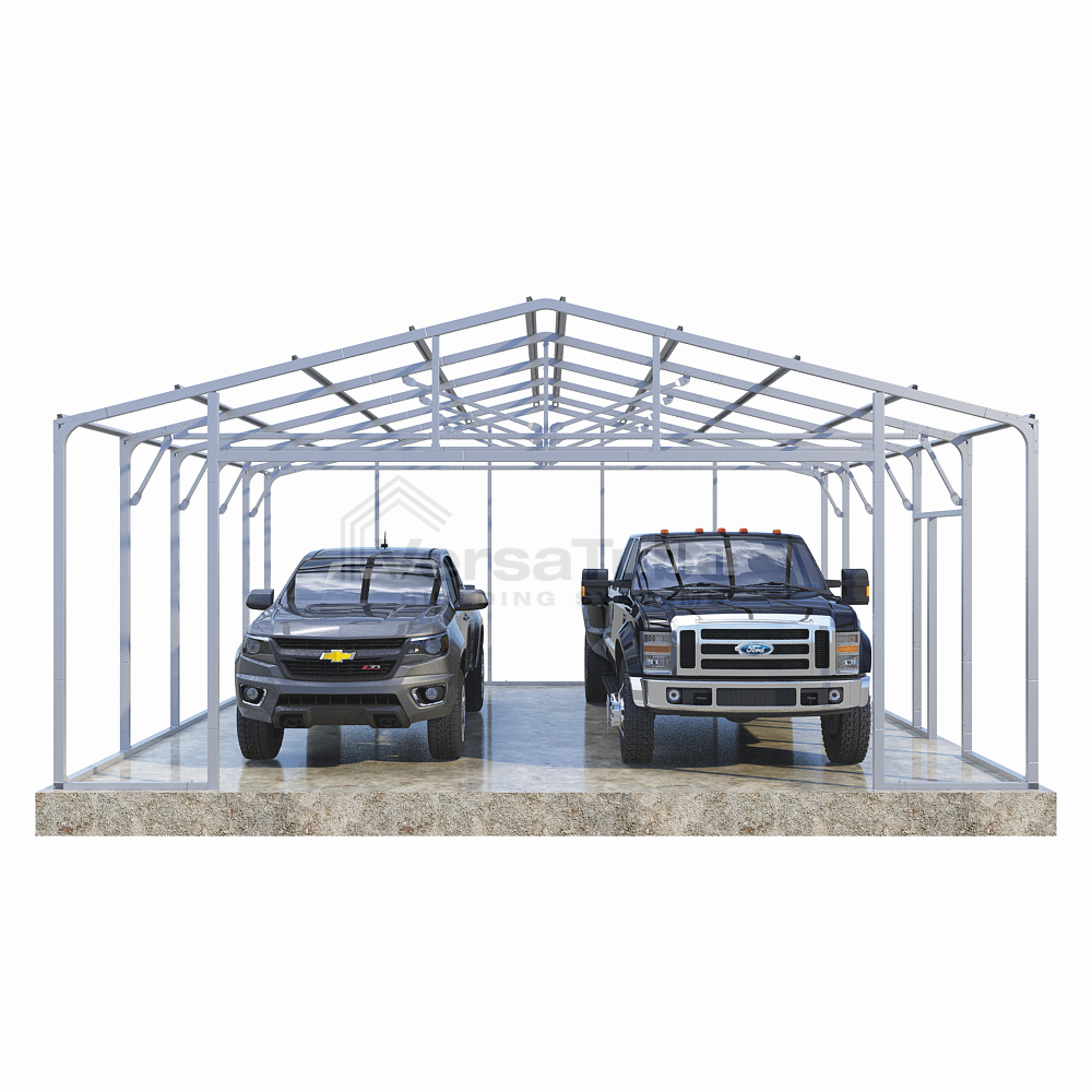 Frame Only - Frontier Garage - 24'W x 24'L x 9'H