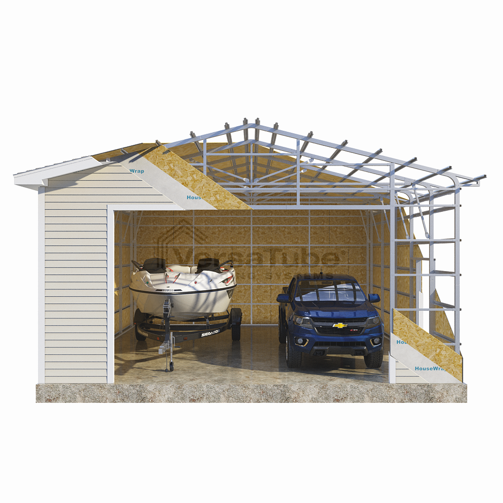 Frame Only - Summit Garage (2x3) - 24'W x 27'L x 12'H