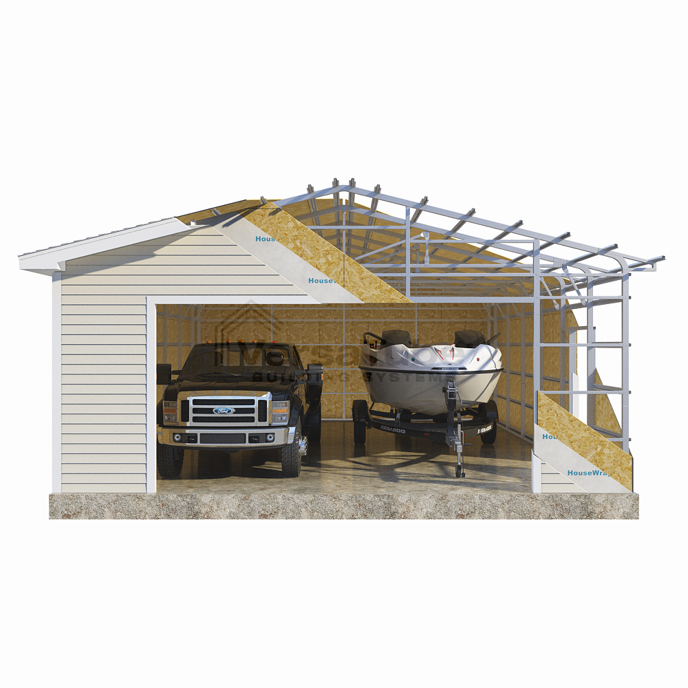 Frame Only - Summit Garage (2x3) - 24'W x 33'L x 10'H