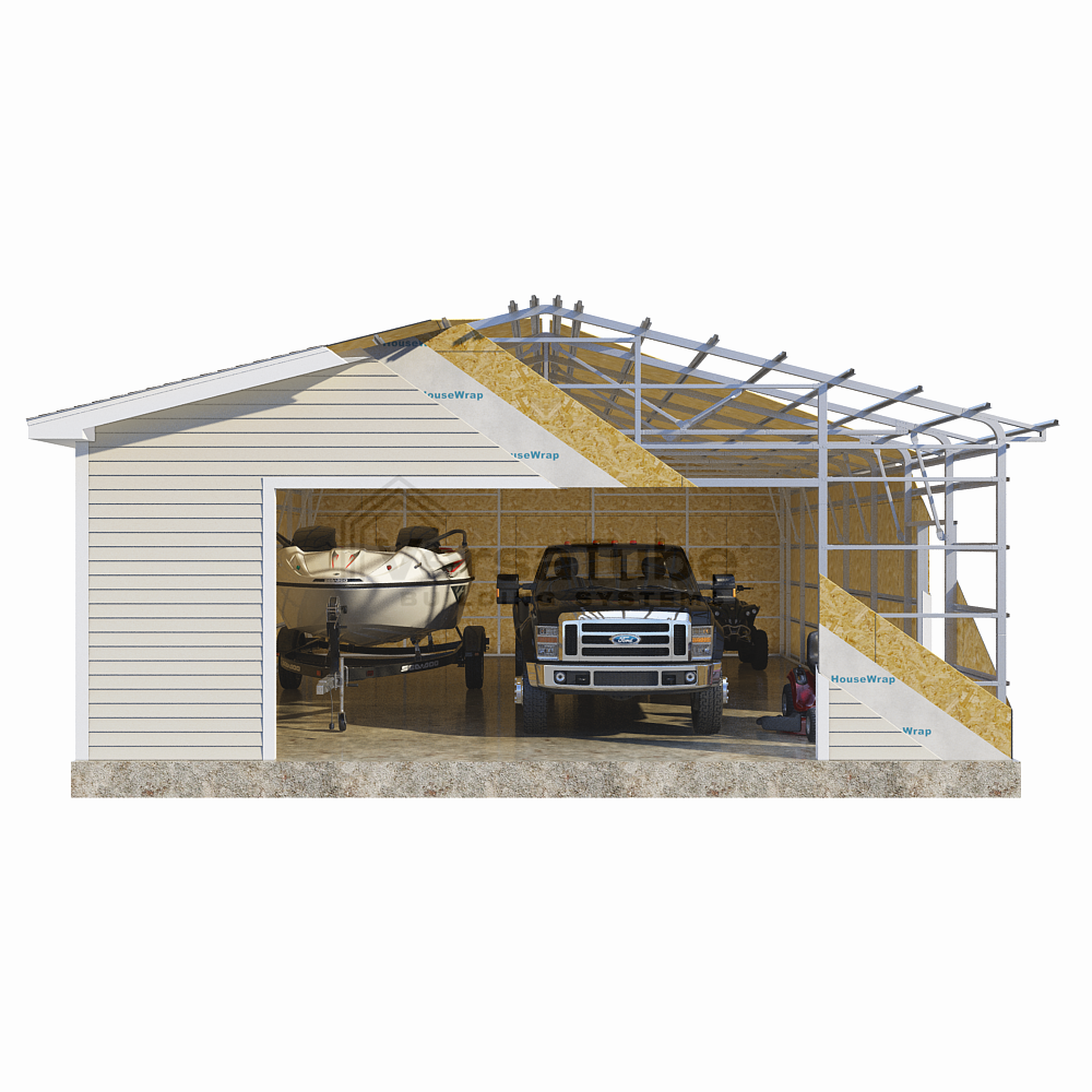 Frame Only - Summit Garage (2x3) - 27'W x 36'L x 10'H