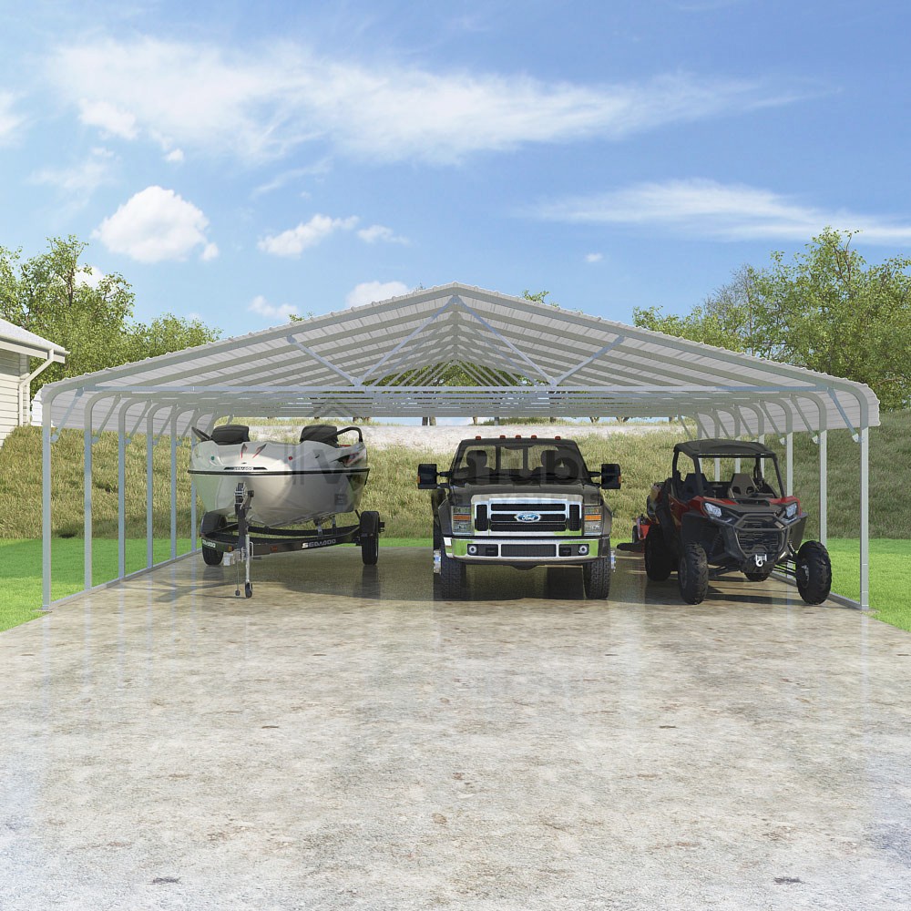 Classic Carport - 30'W x 29'L x 8'H