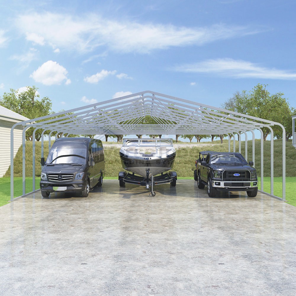 Frame Only - Classic Carport (2x4) - 36'W x 31.5'L x 10'H