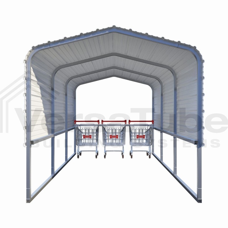 Cart Corral 8 x 15 x 7 Carport or Shelter Building Kits
